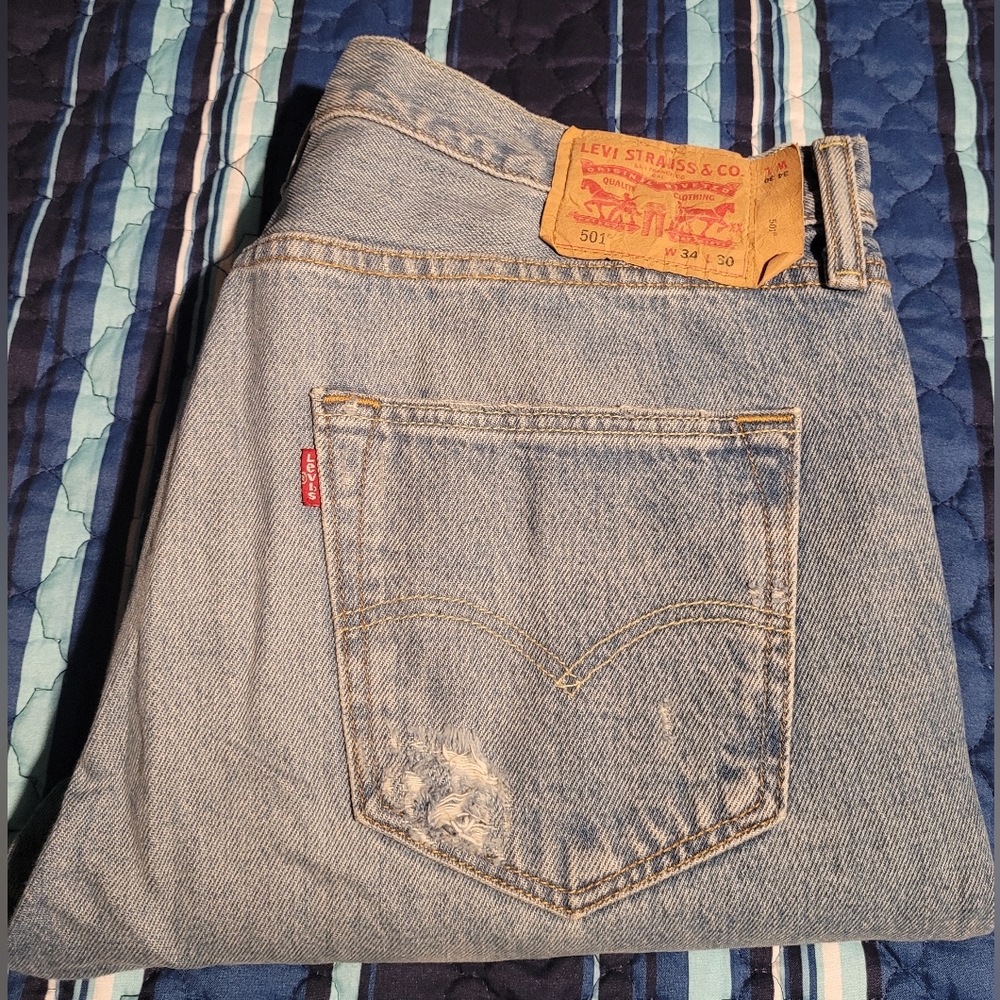 Levi's 34×30 blue 501